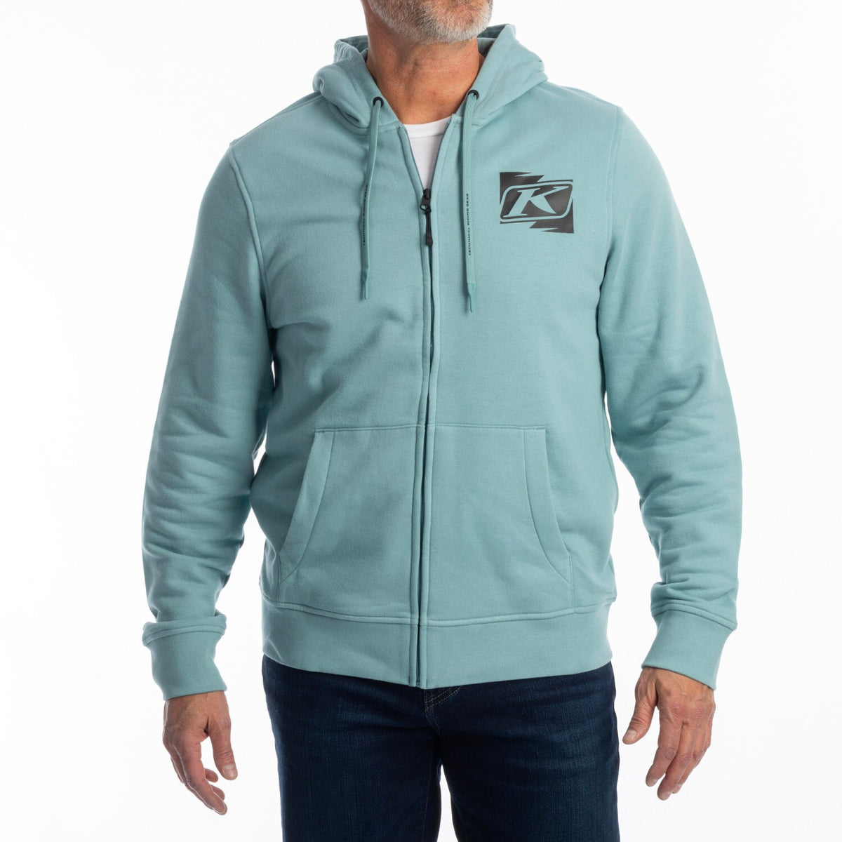 Klim Electric Hoodie - Mineral Blue - Black