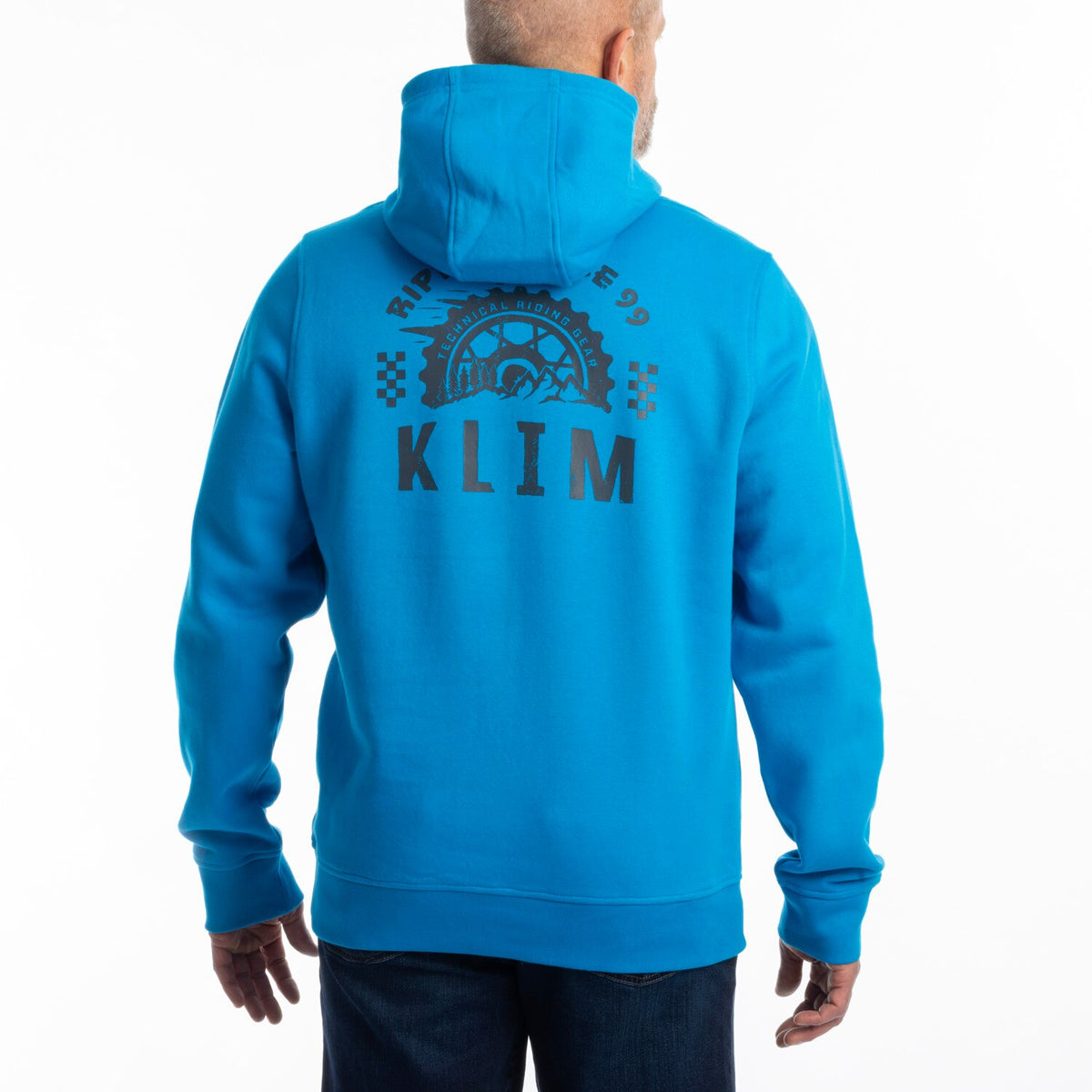 Klim Rippin' Pullover Hoodie - Methyl Blue - Dress Blues
