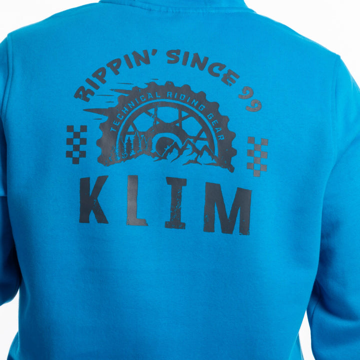 Klim Rippin' Pullover Hoodie - Methyl Blue - Dress Blues
