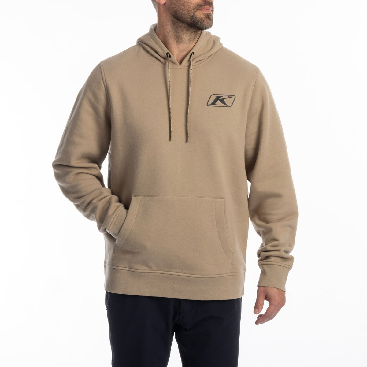 Klim Rippin' Pullover Hoodie - Montana Tan - Black