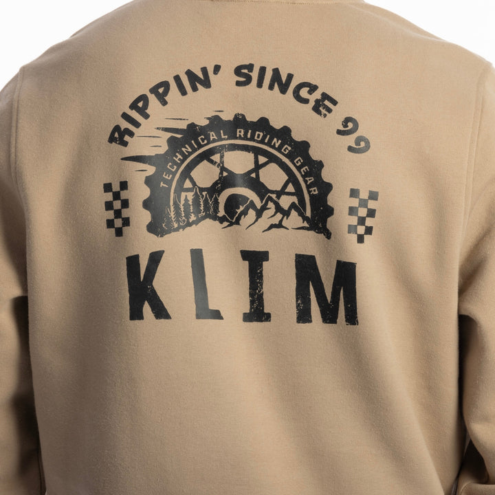 Klim Rippin' Pullover Hoodie - Montana Tan - Black