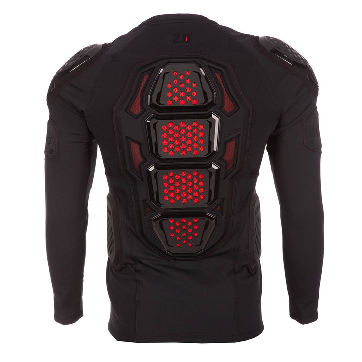 Aggressor Armored Shirt 2.0 w/Back Pad - Black
