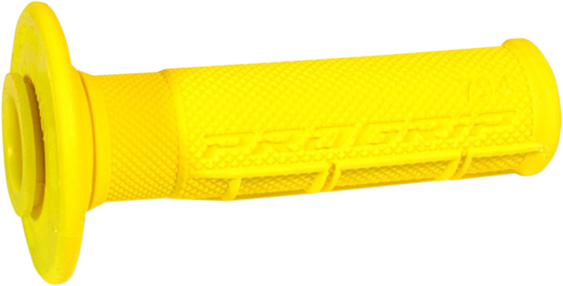 PRO GRIP 794 Single Density MX Grips for 7/8-Inch Handlebars, Fluorescent Yellow - PA079400TRGF