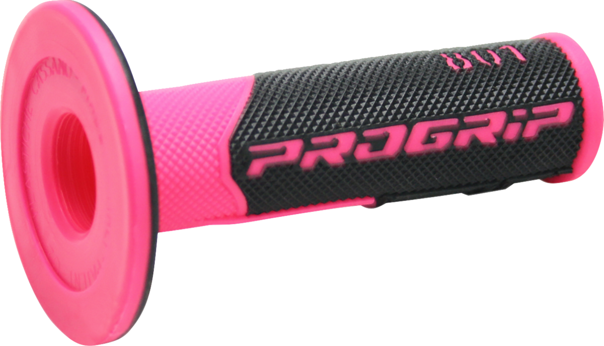 PRO GRIP 801 Hybrid Duo-Density Cross Grips, Fluorescent Pink/Black, PA080100FX02