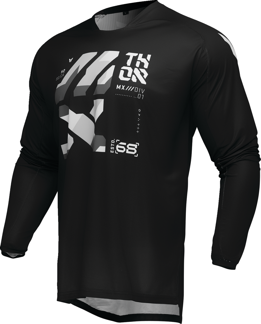 Thor Launchmode Brave Jersey - Black/Gray
