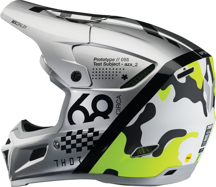 Thor Reflex Sport MIPS Helmet - Riot - Gray/Acid