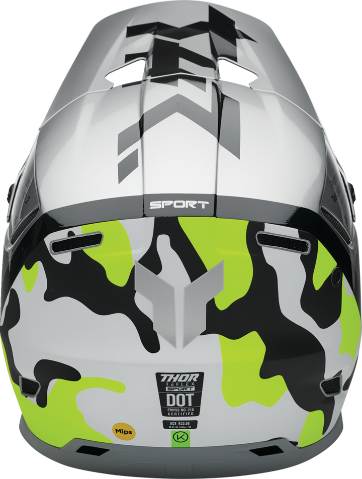 Thor Reflex Sport MIPS Helmet - Riot - Gray/Acid