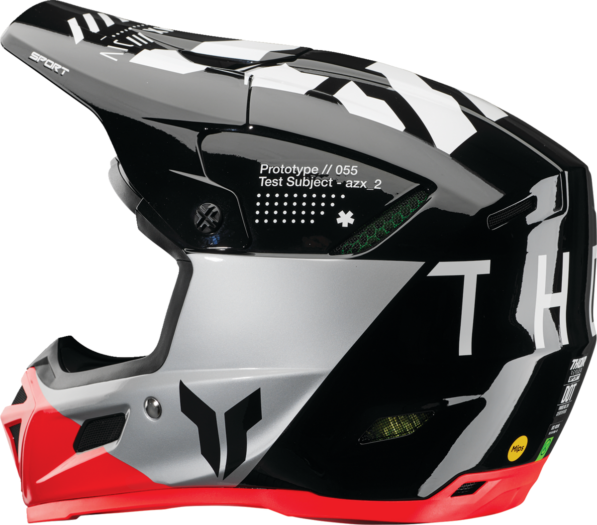 Thor Reflex Sport MIPS Helmet - Strike - Black/Red