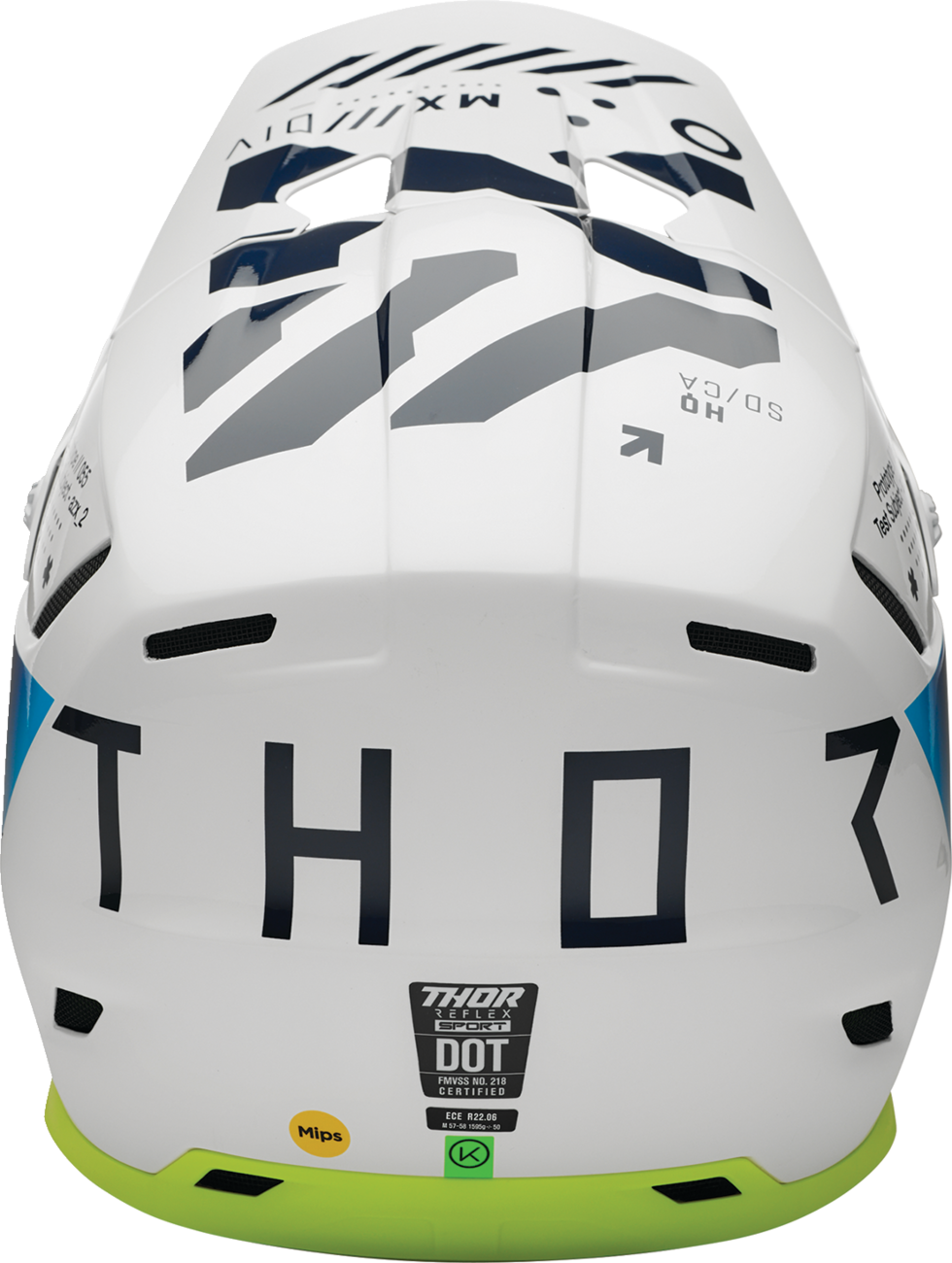 Thor Reflex Sport MIPS Helmet - Strike - Navy/Acid