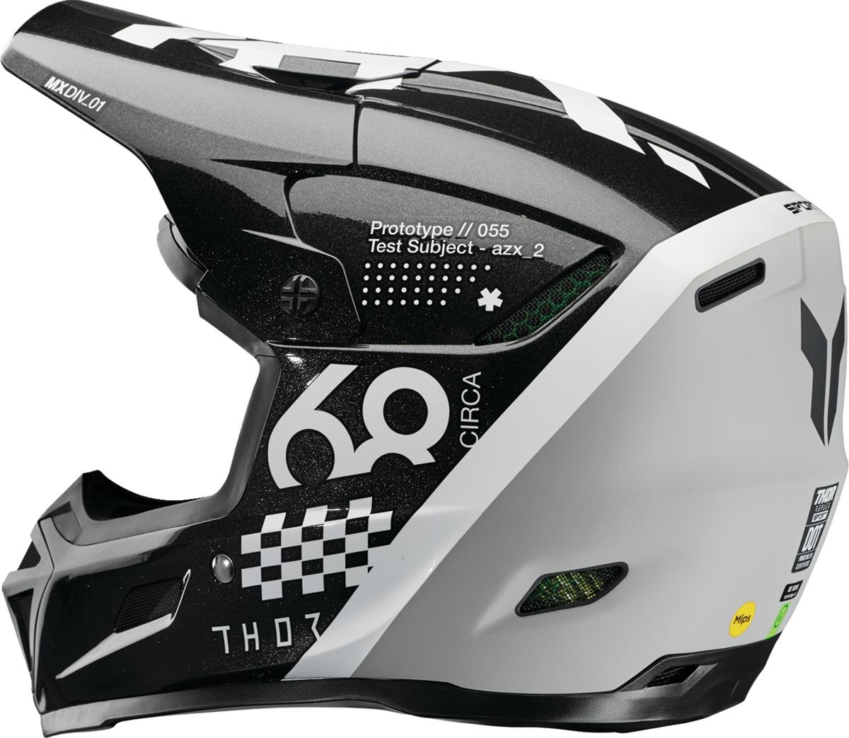 Thor Reflex Sport MIPS Helmet - Riot - Black/White