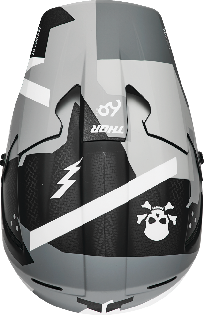 Thor Reflex Sport Carbon MIPS Helmet - Brave - Gray/White