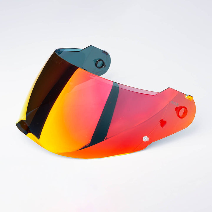 Klim GT1 +IR HD Mirrored Face Shield - Dark Smoke Red Mirrored