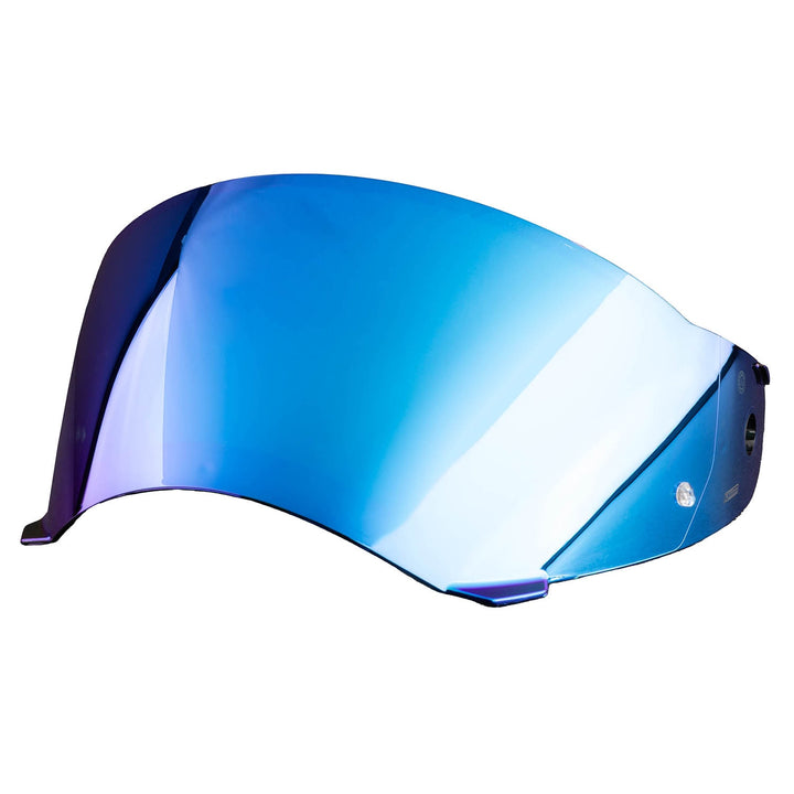 Klim X1  +IR HD Dark Smoke Mirrored Face Shield - Dark Smoke Blue Mirrored