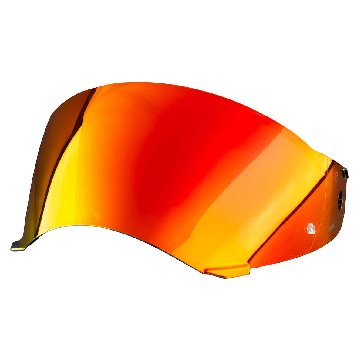 Klim X1  +IR HD Dark Smoke Mirrored Face Shield - Dark Smoke Red Mirrored
