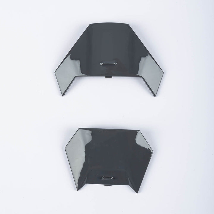 Klim X1 Chin Vent Covers - Gloss Asphalt