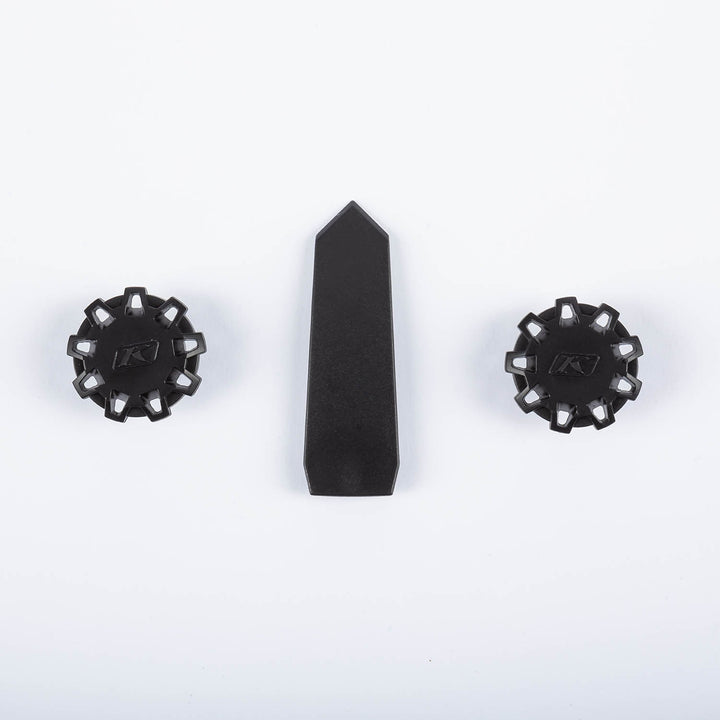 Klim X1 Peak & Side Plate Cover Set - Black