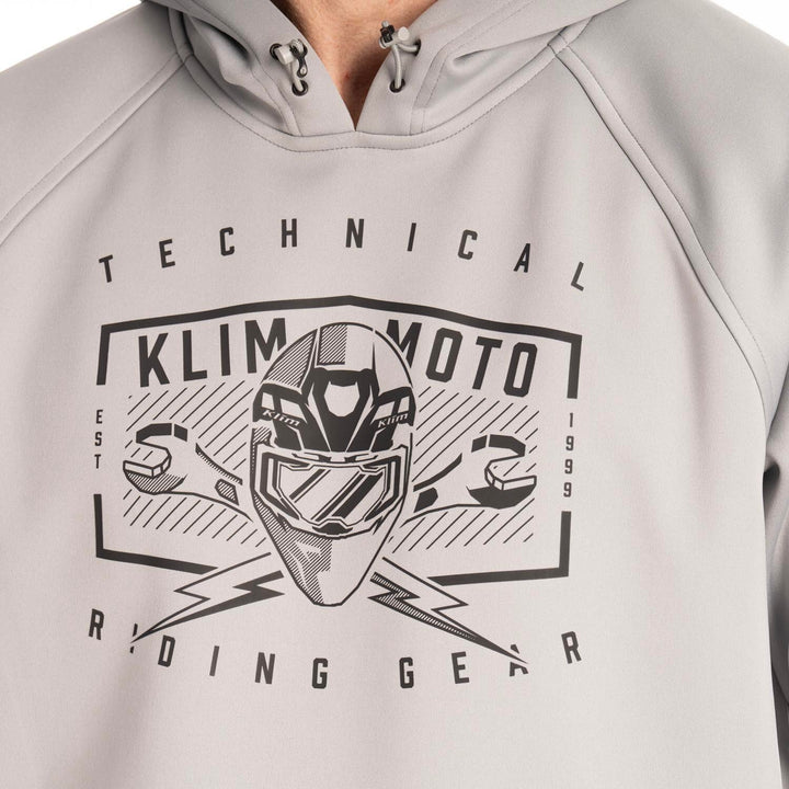 Klim Petrol Pullover Hoodie - Monument - Black