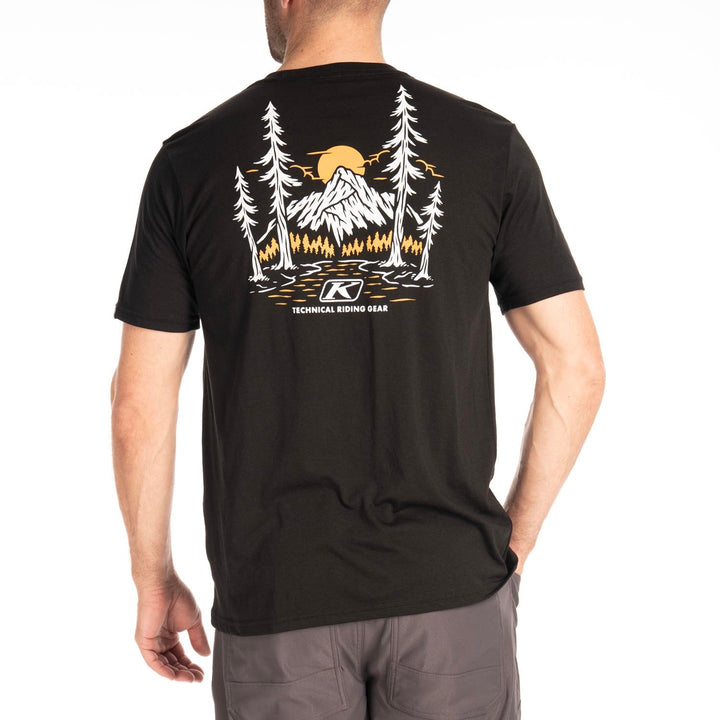 Klim Hawley Tri-blend Tee - Black - Russet Orange