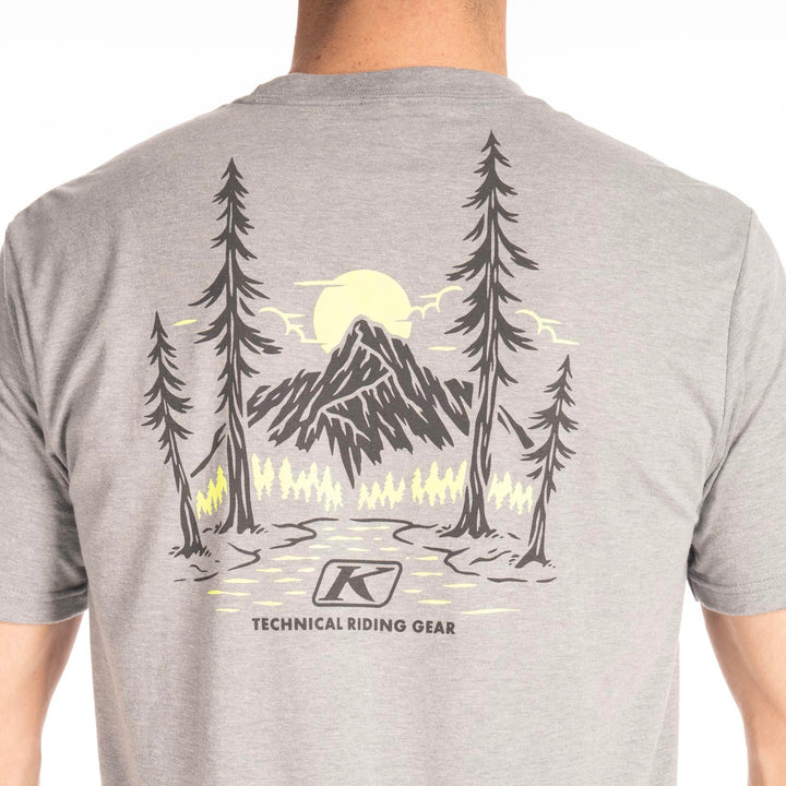 Klim Hawley Tri-blend Tee - Heathered Gray - Hi-Vis