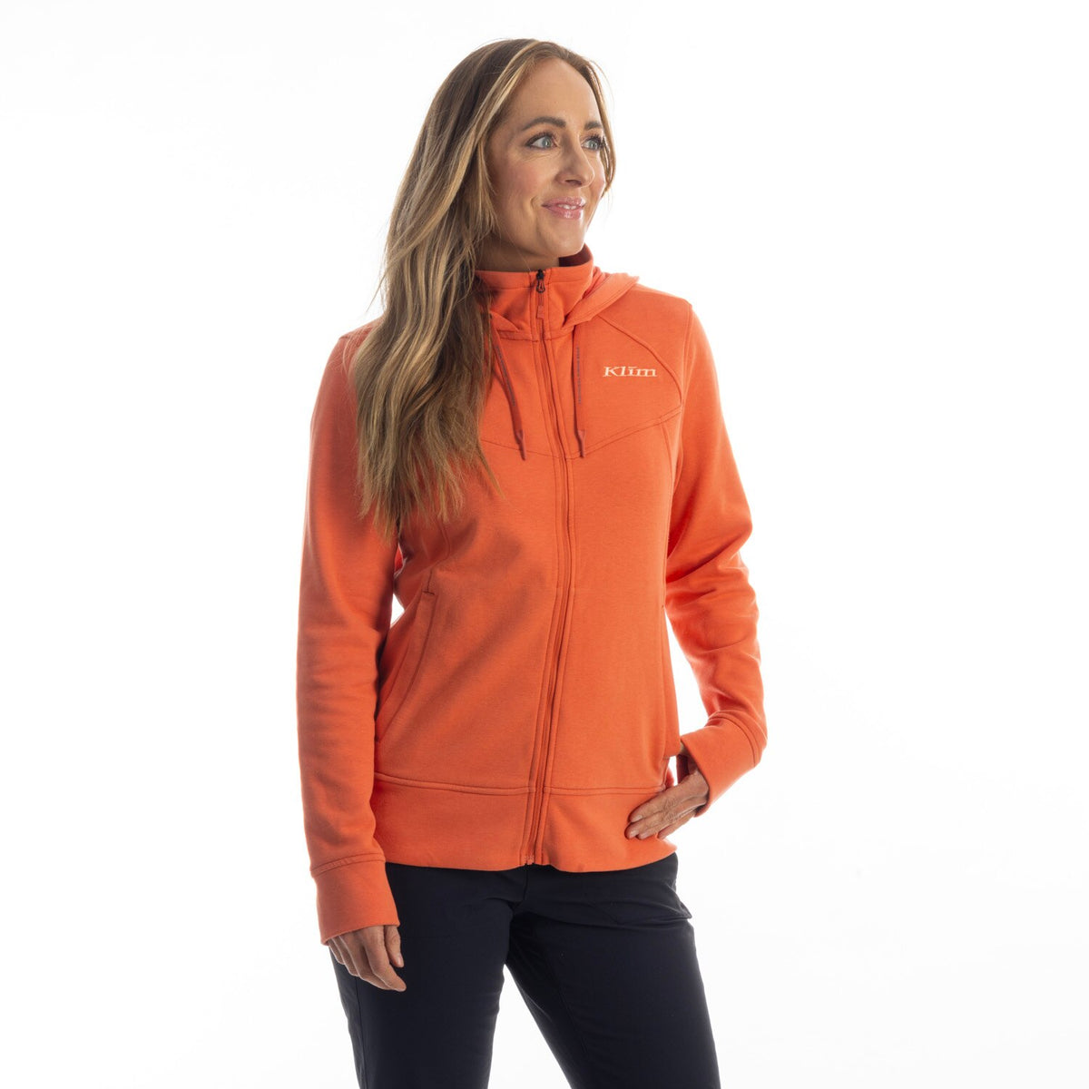 Klim Women's Basin Hoodie - Chili