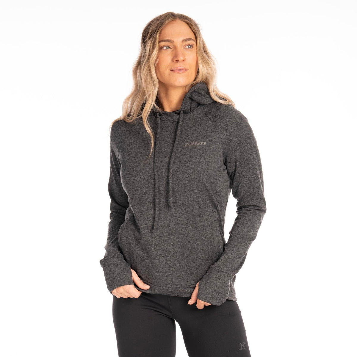 Klim Women's Sunscape Pullover Hoodie - Heathered Charcoal