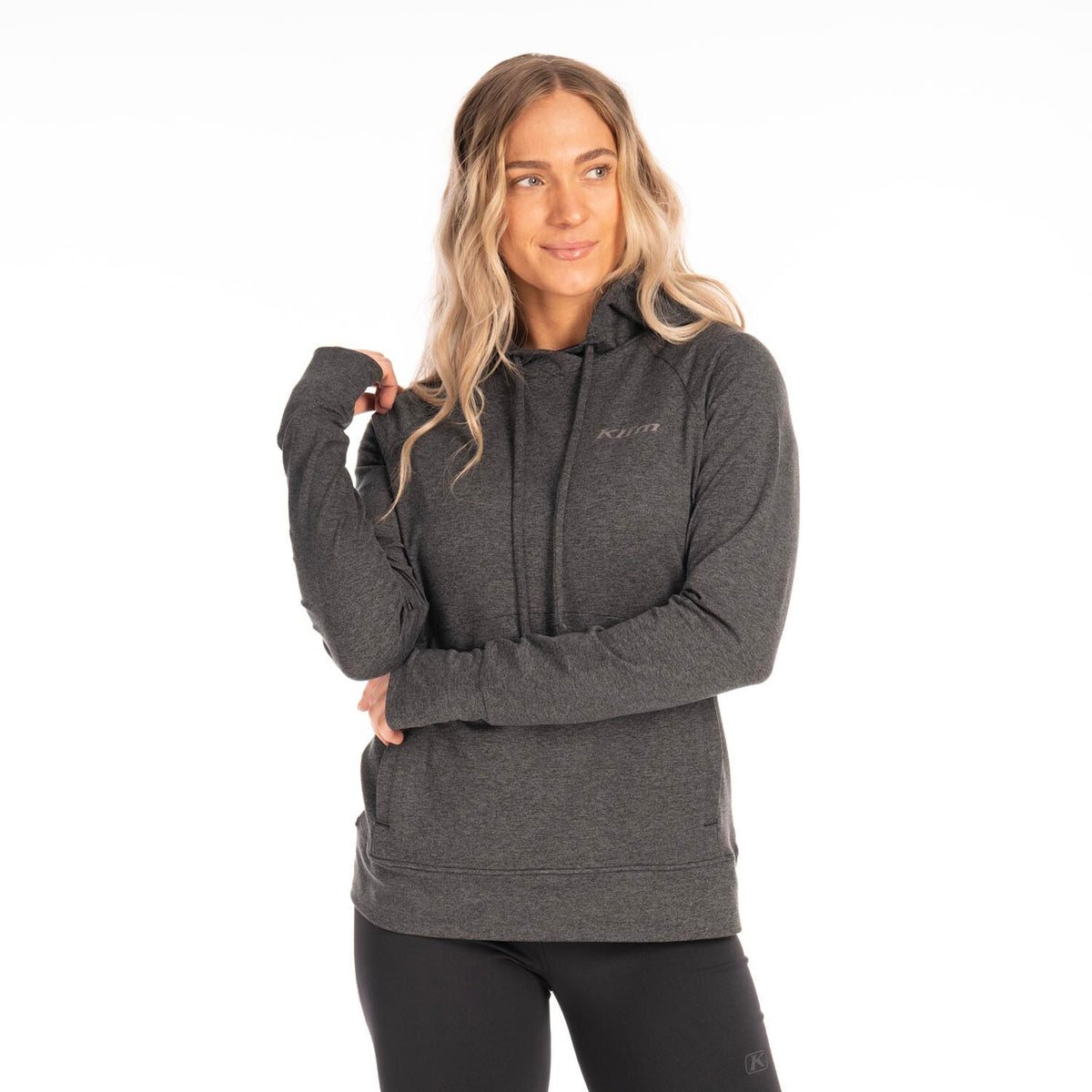 Klim Women's Sunscape Pullover Hoodie - Heathered Charcoal