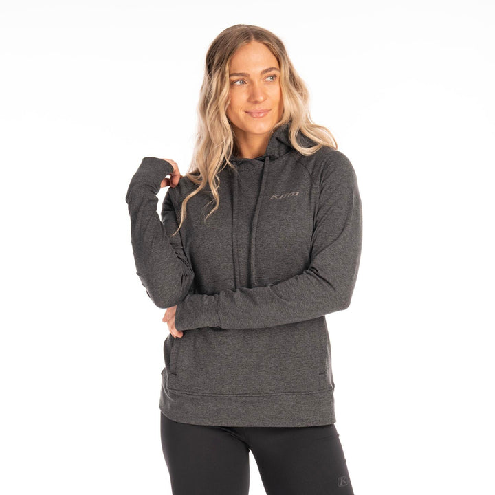 Klim Women's Sunscape Pullover Hoodie - Heathered Charcoal