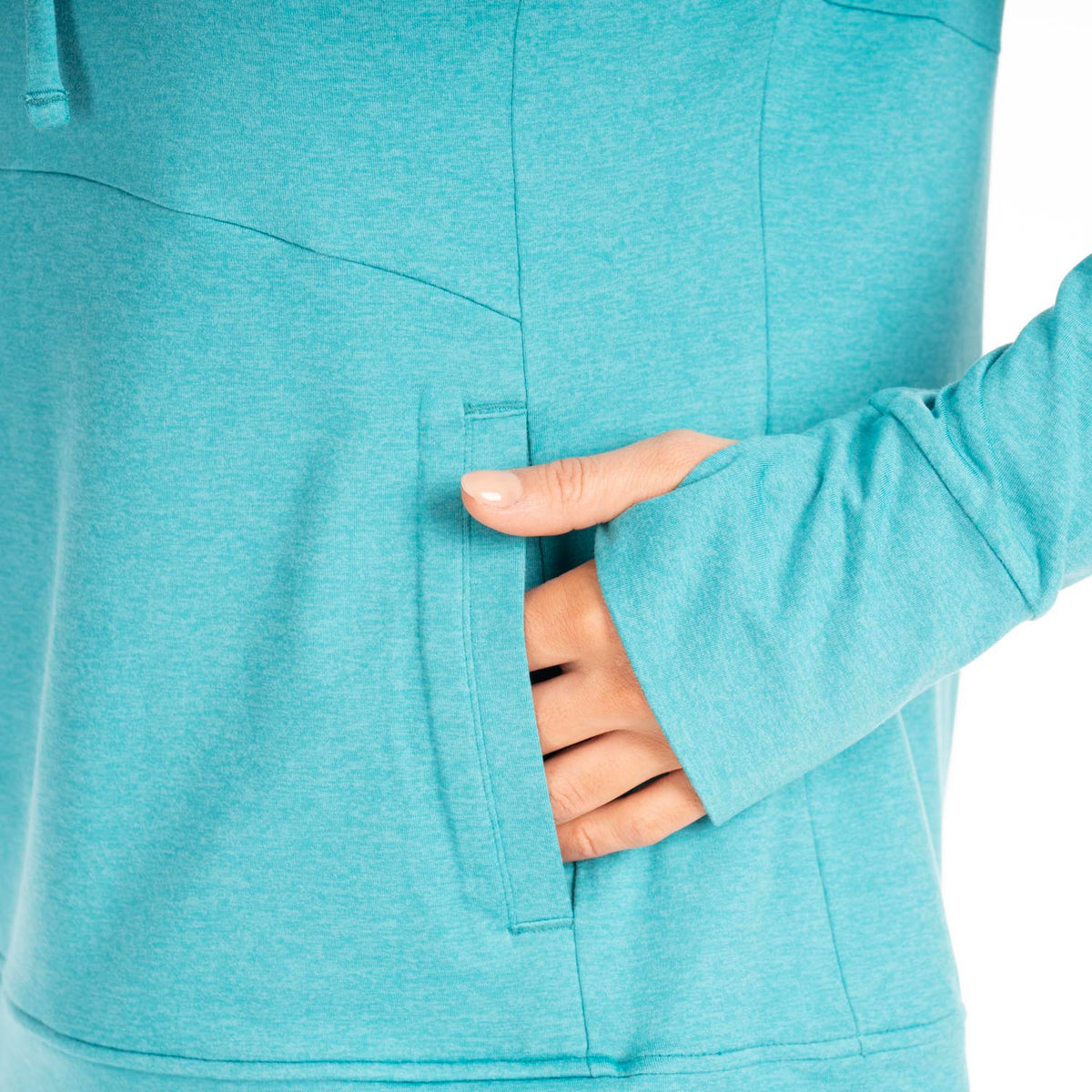 Klim Women's Sunscape Pullover Hoodie - Tahitian Teal