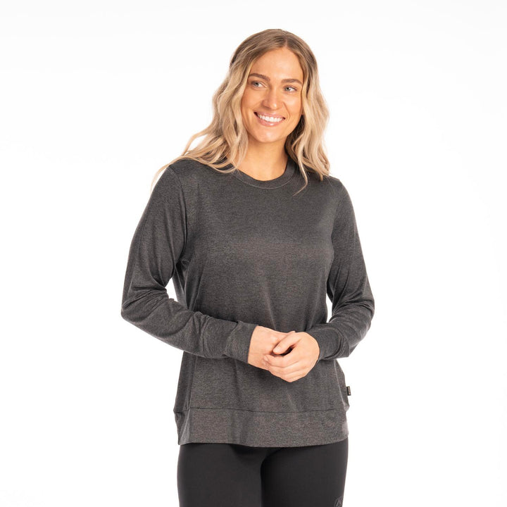Klim Women's Ostara Long Sleeve Shirt - Heathered Charcoal