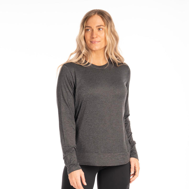 Klim Women's Ostara Long Sleeve Shirt - Heathered Charcoal