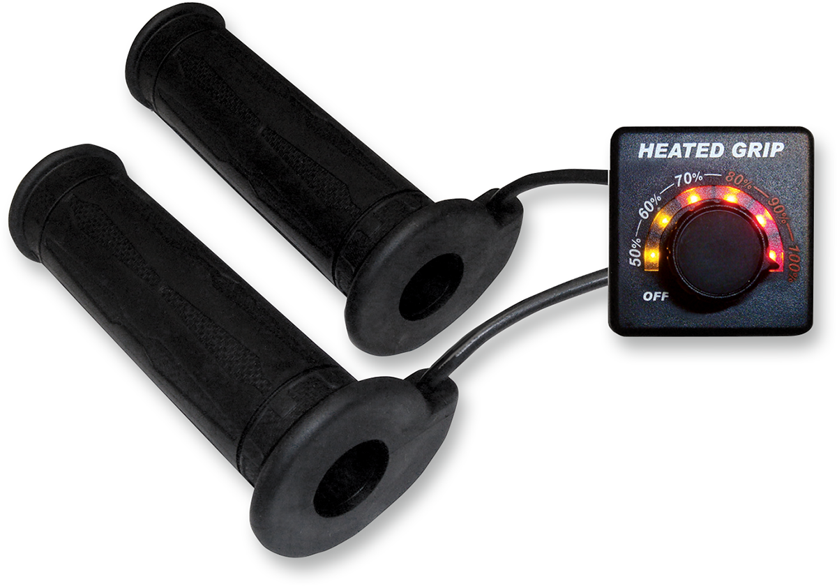 Koso North America Heated Grip Kit with LED Indicator for Snow/ATV