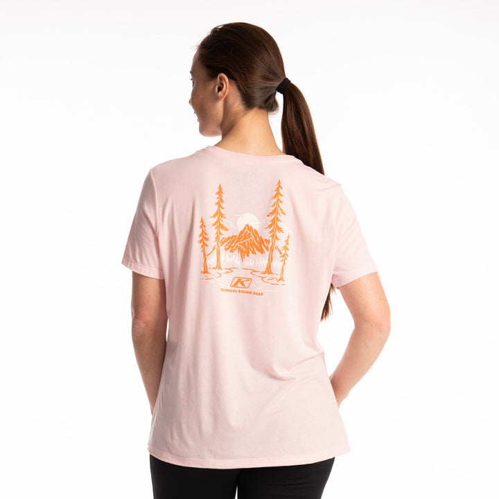 Klim Women's Canyon Tri-blend Tee - Pink - Golden Poppy