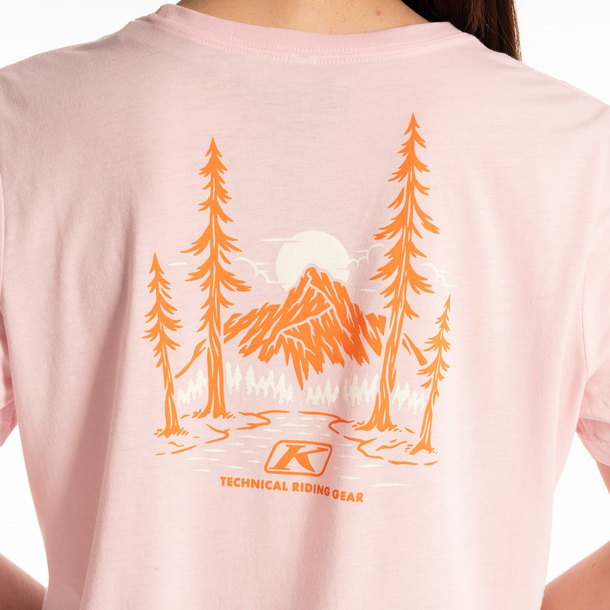 Klim Women's Canyon Tri-blend Tee - Pink - Golden Poppy