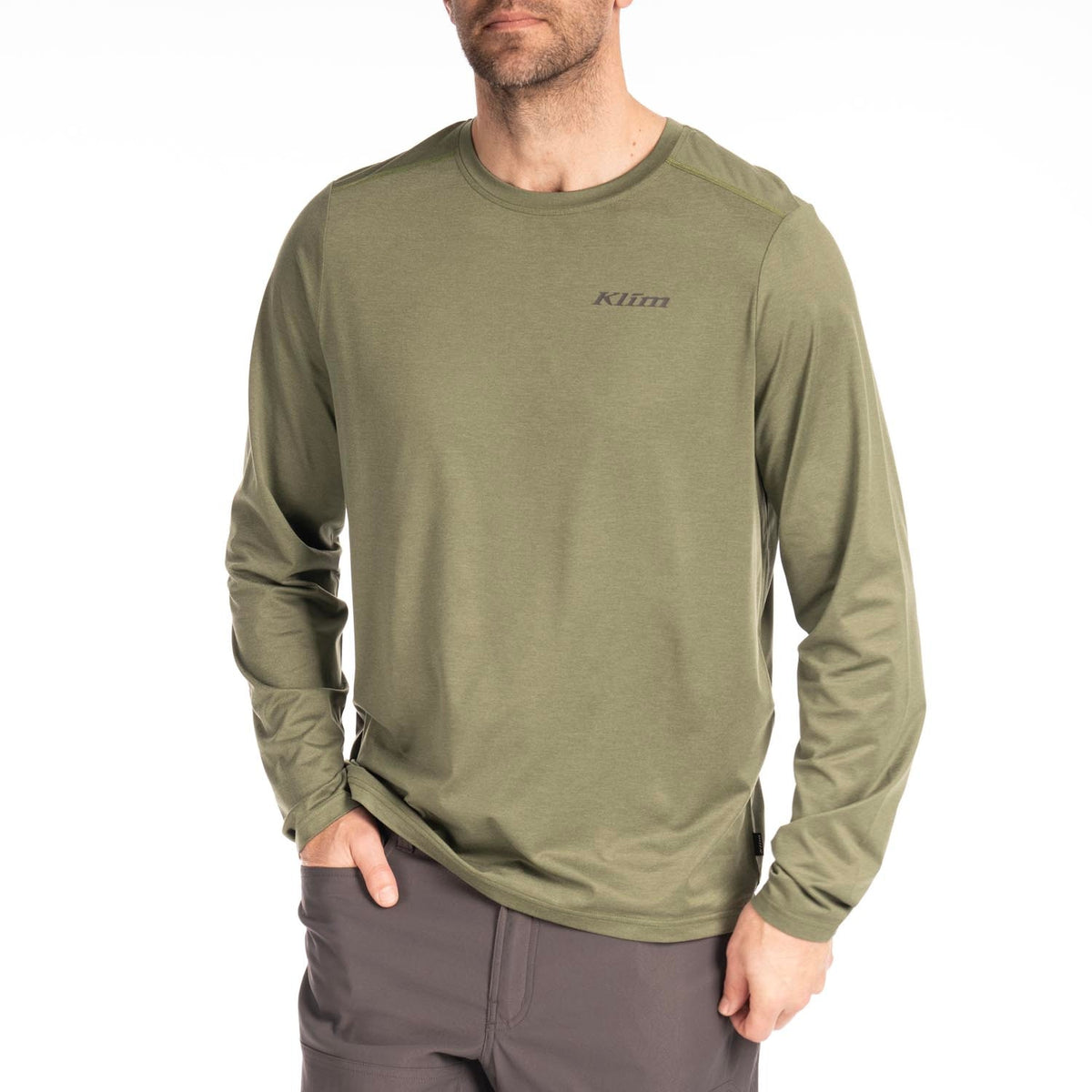 Klim Static Peak Long Sleeve Shirt - Bronze Green