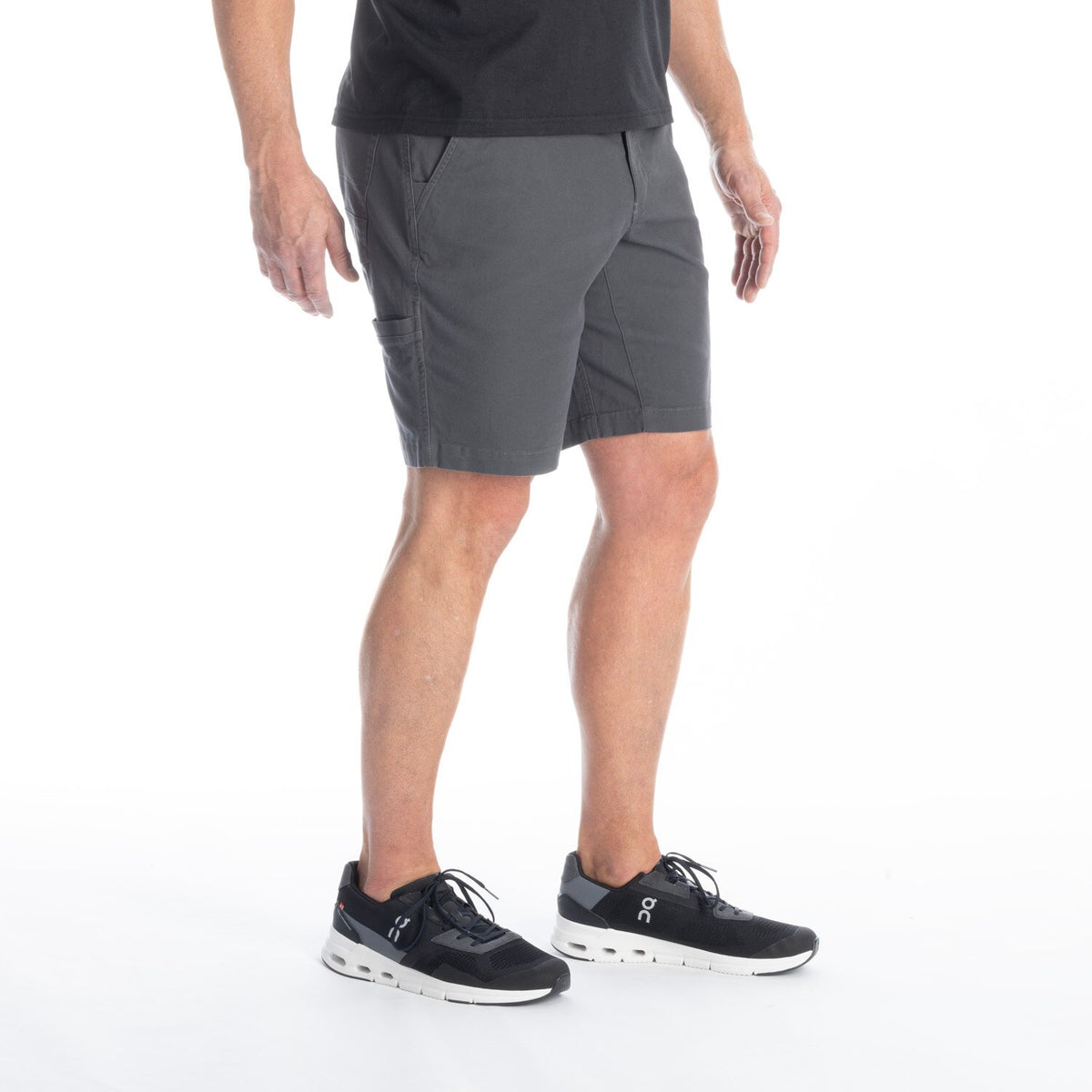 Klim Utility Stretch Canvas Short - Asphalt