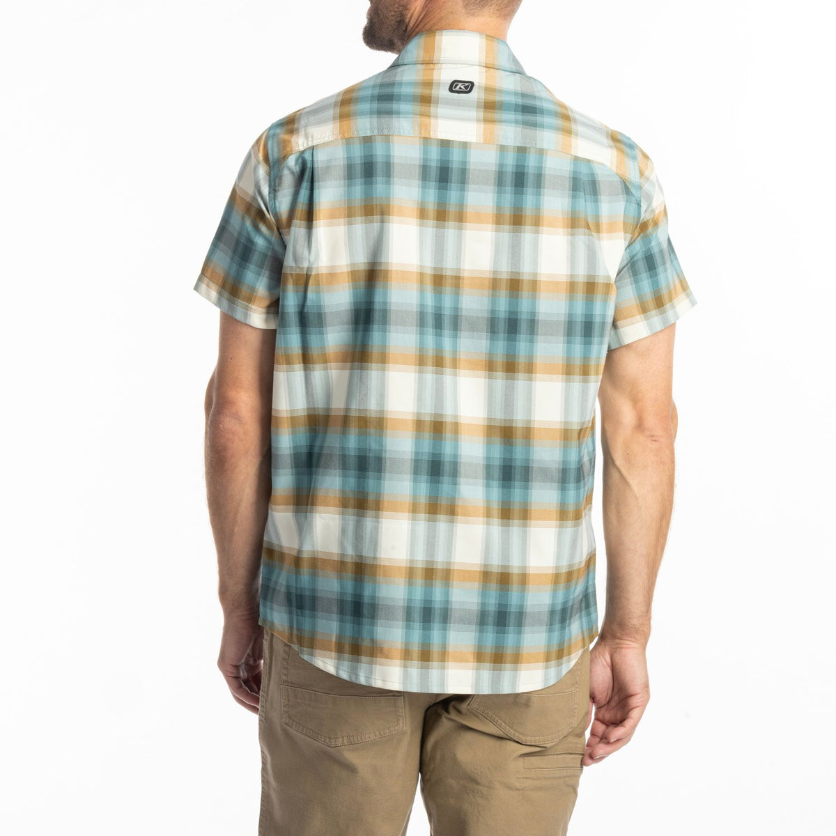 Klim Nero Stretch Shirt - Mineral Blue - Golden Brown