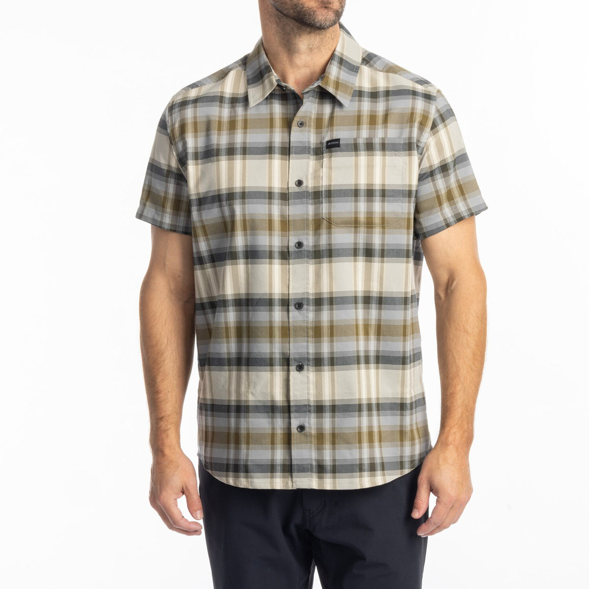 Klim Nero Stretch Shirt - Monument - Dark Olive