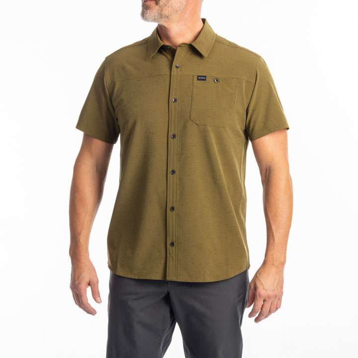 Klim Colter Bay Stretch Shirt - Dark Olive
