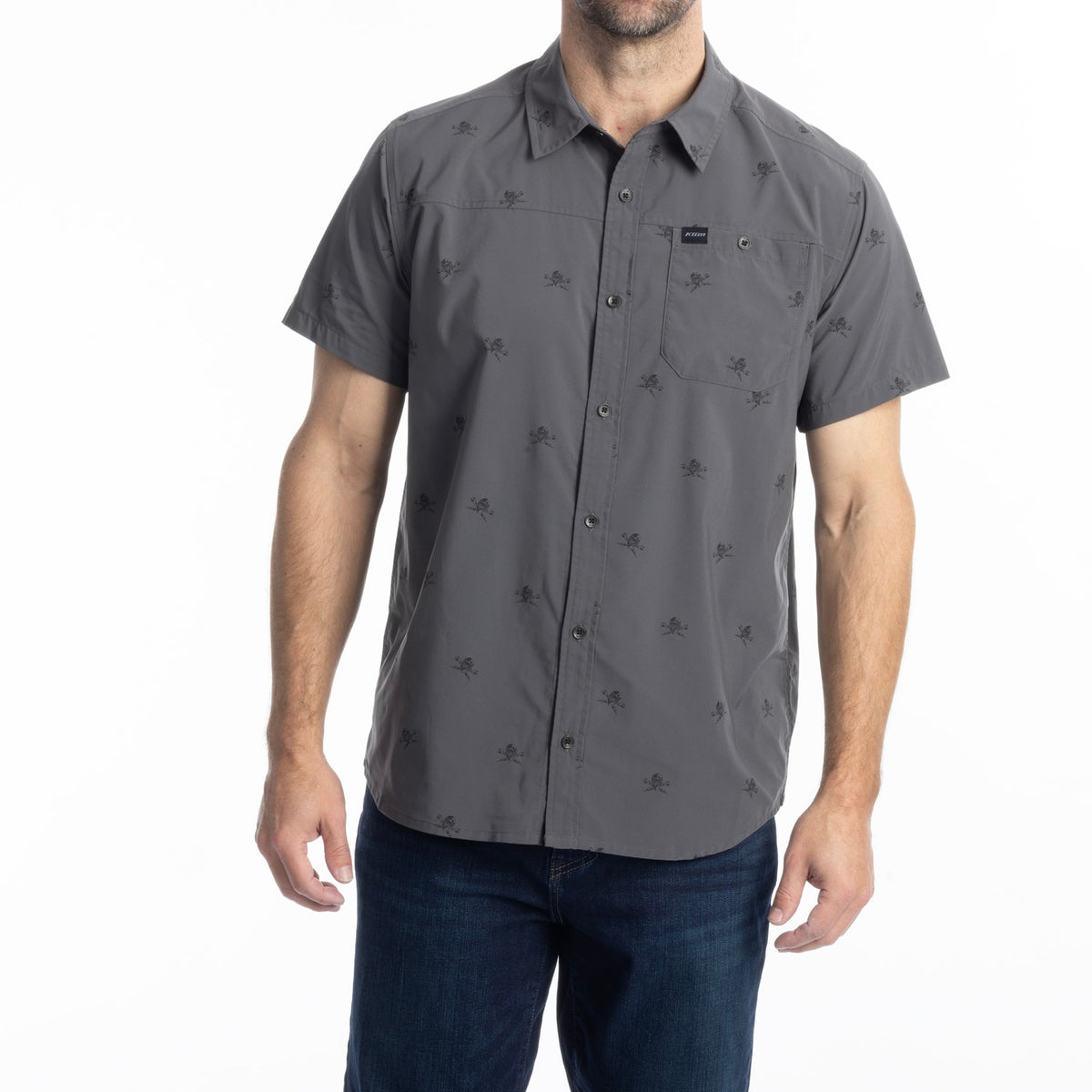 Klim Petrol Stretch Shirt - Asphalt