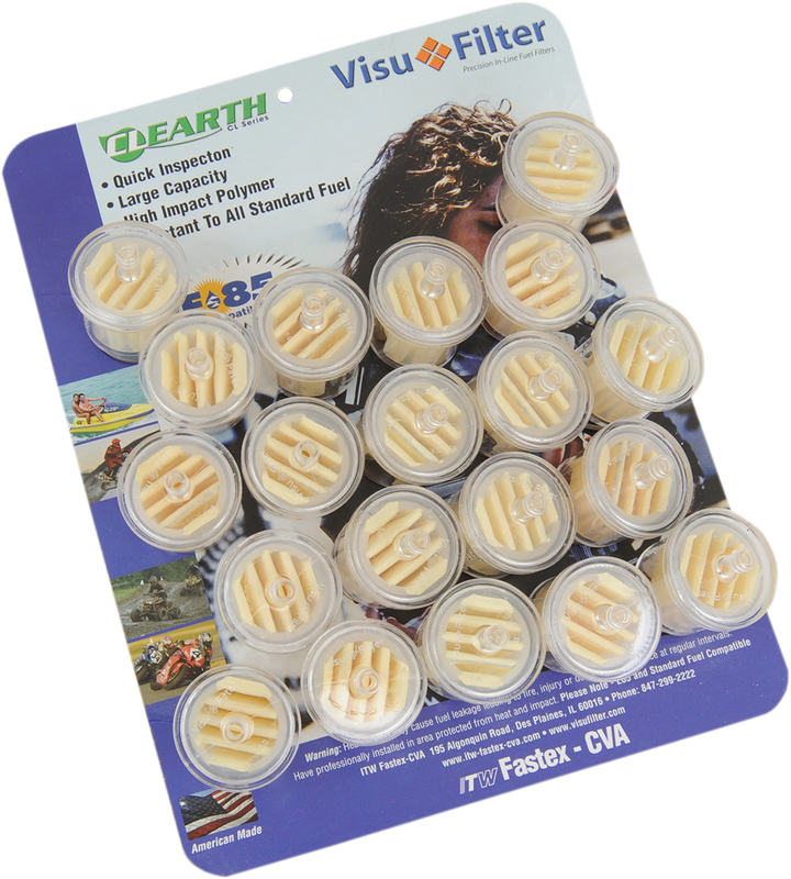 VISU - FILTER In-Line Fuel Filter - 1/4" - 20-Pack 8438 03 9909