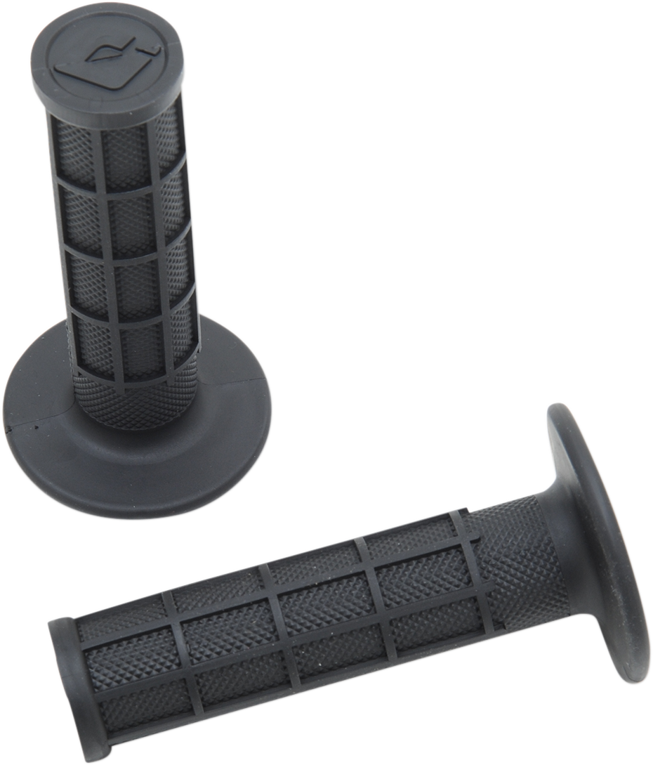 ODI Ruffian Half Waffle Black Grips H01RFB for 7/8-Inch Handlebars