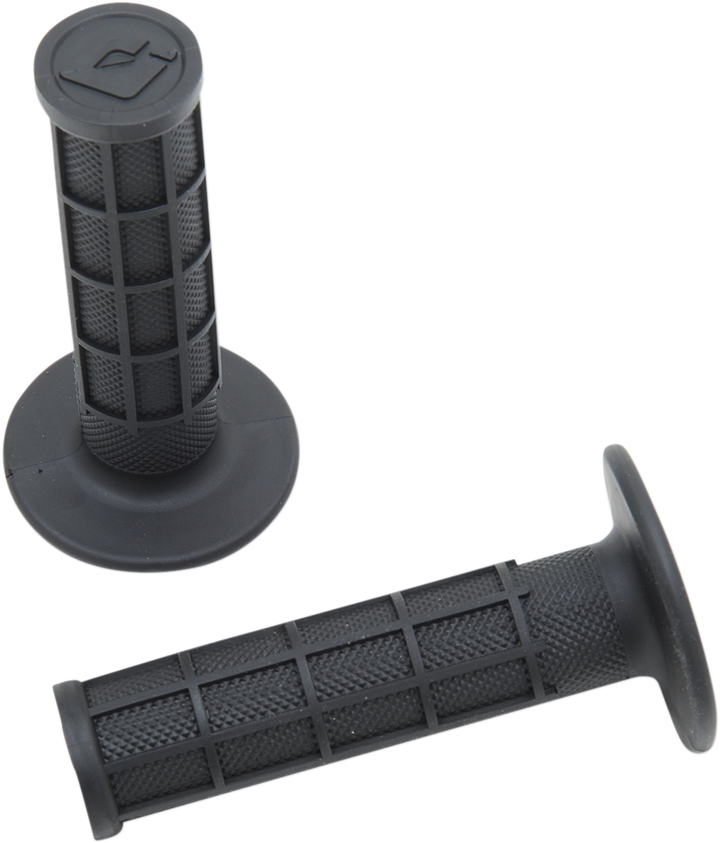 ODI Ruffian Half Waffle Black Grips H01RFB for 7/8-Inch Handlebars