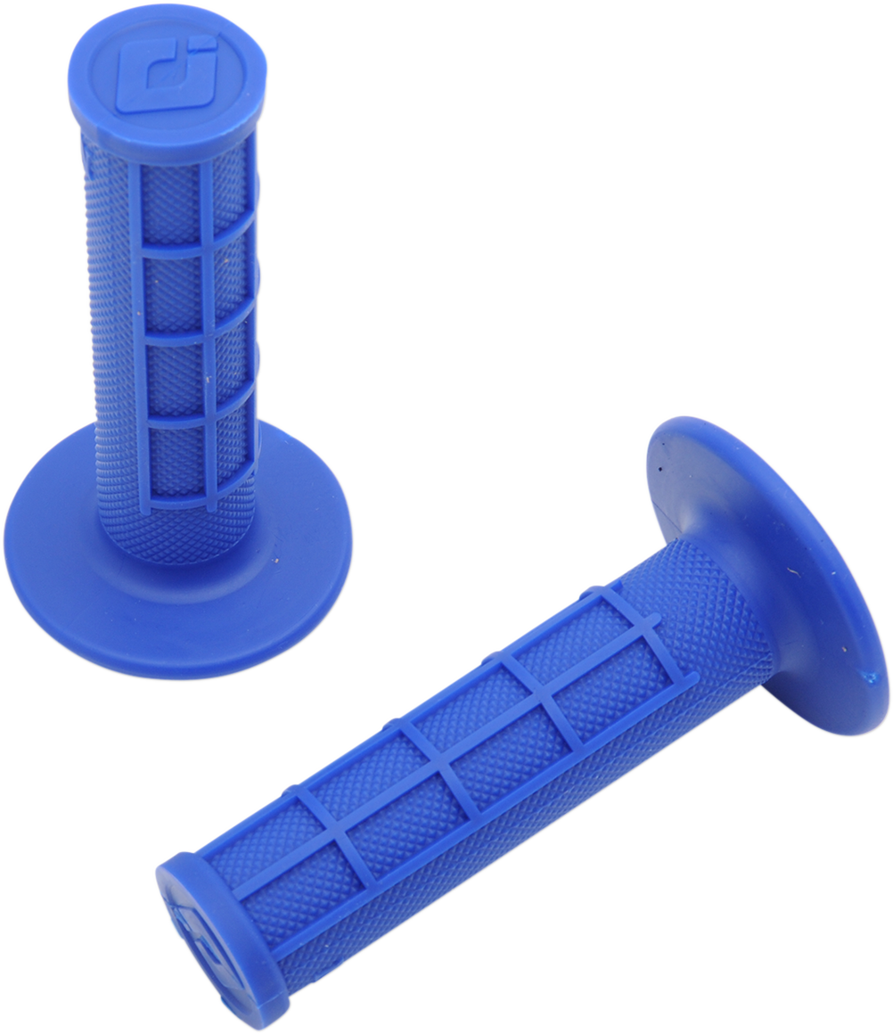 ODI Ruffian Half Waffle Blue Motorcycle Grips H01RFU