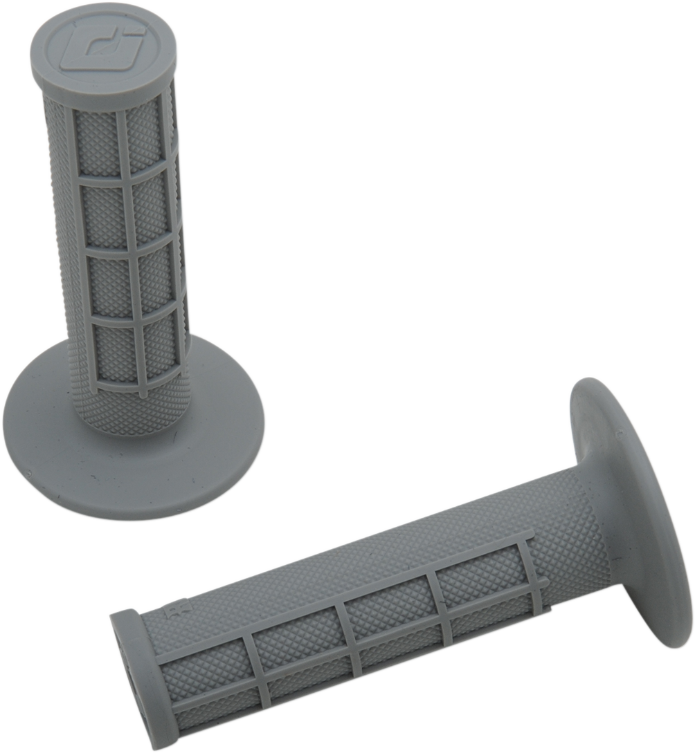 ODI Ruffian Half Waffle Gray Motorcycle Grips H01RFG