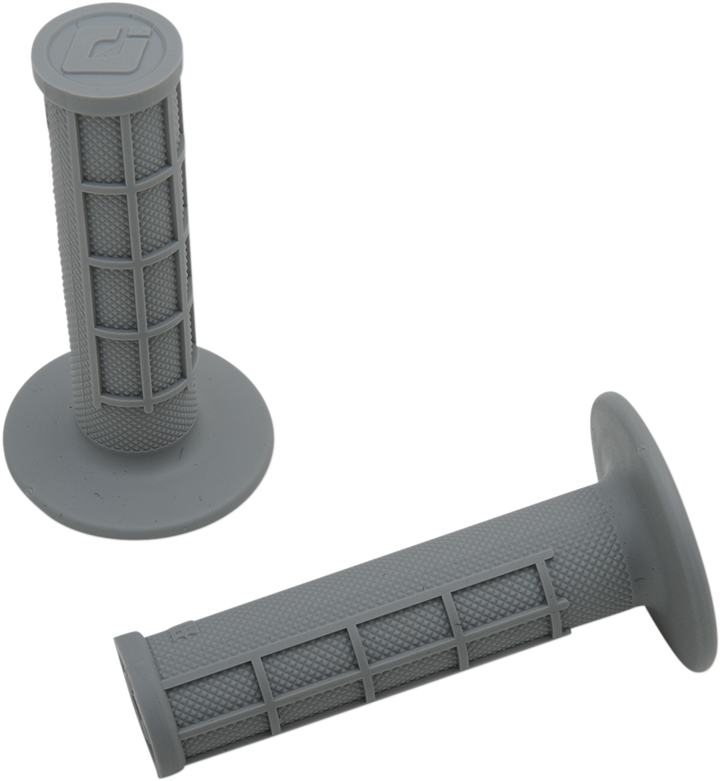 ODI Ruffian Half Waffle Gray Motorcycle Grips H01RFG