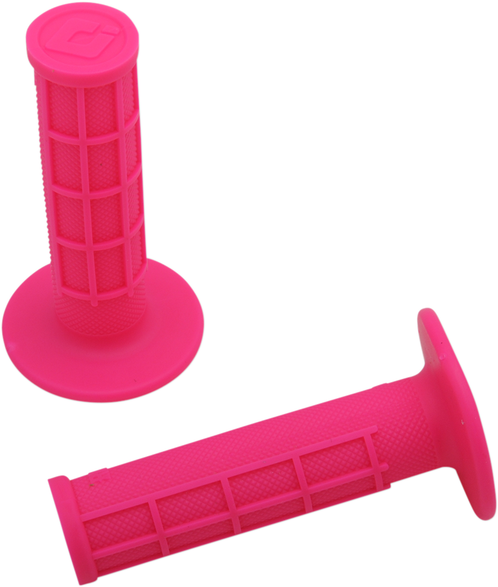 ODI Ruffian Half Waffle Pink Grips H01RFP for 7/8-Inch Handlebars
