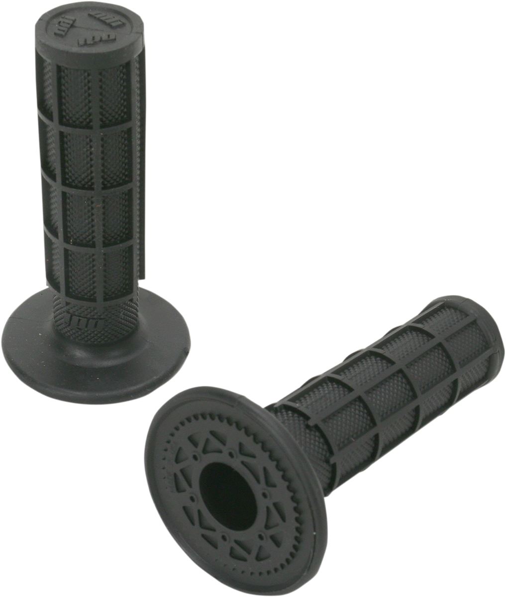 ODI Ruffian MX Full Waffle Single-Ply Grips for 7/8-Inch Bars, Black, H02RFB