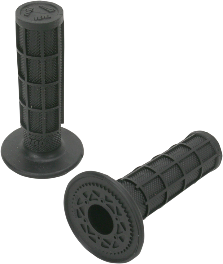 ODI Ruffian MX Full Waffle Single-Ply Grips for 7/8-Inch Bars, Black, H02RFB