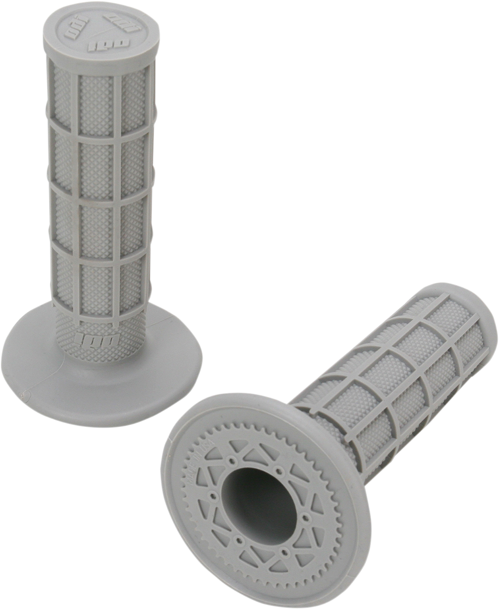ODI Ruffian MX Full Waffle Single-Ply Grips, Gray – H02RFG