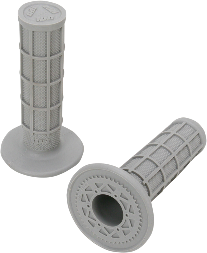 ODI Ruffian MX Full Waffle Single-Ply Grips, Gray – H02RFG